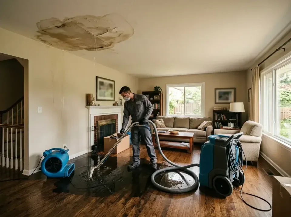 attic-pipe-burst-ceiling-drip-008 — frequently asked questions, Water Damage Restoration & Carpet Care in Fulton, MO